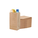 5 lb Kraft Paper Bags 5.2" x 3.4" x 10.9" - (1000/Case)