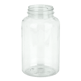 500cc Clear PET Plastic Packer Bottle 45-400 (140/Case)