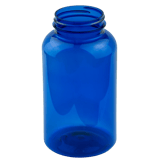 500cc Cobalt PET Plastic Packer Bottle 53-400(140/case)