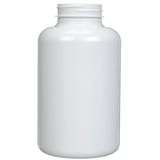 500cc White PET Plastic Packer Bottle 45-400(140/case)