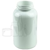 500cc White PET Plastic Packer Bottle 53-400 (140/Case)