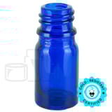 5ml Cobalt Blue Glass Euro Bottle 18-415(765/case)
