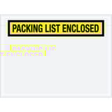 6 3/4 x 5" Yellow "Packing List Enclosed" Envelopes
