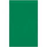 6 x 9" - 2 Mil Green Reclosable Poly Bags