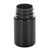 60cc Dark Amber PET Plastic Packer Bottle 33-400(1000/case)