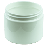 6oz PET Plastic Single Wall Jar 70-400 White (448/case)