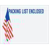 7 x 5 1/2" U.S.A. Flag "Packing List Enclosed" Envelopes