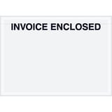 7 x 5" Clear Face "Invoice Enclosed" Envelopes