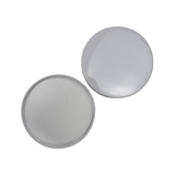 70-400 White Smooth Skirt PP Plastic Lid with Foam Liner - (50/Case)