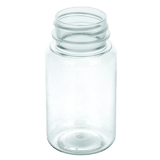 75cc Clear PET Plastic Packer Bottle 38-400(600/case)
