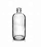 8 oz Boston Round Flint Glass 28-400