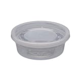 8 oz. Heavy-Duty Clear Deli Container with Lid, Microwavable - (240/Case)