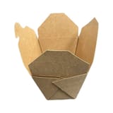 8 oz. Kraft Paper Chinese Take-Out Box - (360/Case)