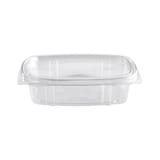 8 oz PET Plastic Hinged Deli Container - (200/Case)