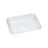#8P Clear PET Plastic Meat Tray, 10 5/8" × 7 7/8" × 1 3/8" - (200/Case)