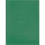 9 x 12" - 2 Mil Green Flat Poly Bags (100 Pack)
