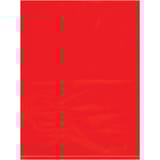 9 x 12" - 2 Mil Red Flat Poly Bags