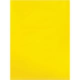 9 x 12" - 2 Mil Yellow Flat Poly Bags (100 Pack)