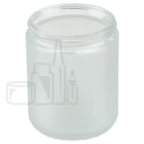 9oz Clear Frosted Glass Jar 70-400 (105/Case)