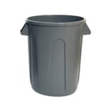 ABCO 44 Gallon Round Garbage Can - Gray (BS-44G)