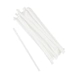 AmerCareRoyal 10 1/4" Clear Polypropylene Plastic Giant Straw, Paper Wrapped - (1200/Case) STNGT2601003