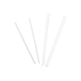 AmerCareRoyal 7 3/4" Clear Polypropylene Plastic Jumbo Straw, Paper Wrapped - (12000/Case) STNJM1970703