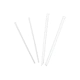 AmerCareRoyal 7 3/4" Clear Polypropylene Plastic Jumbo Straw, Unwrapped - (5000/Case) STNJM1970711