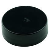 Black Smooth CT Closure 28-400 with MRPLN04.020 Universal Heat Liner - 5000/case