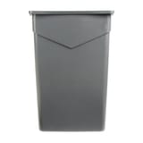 Carlisle 34202323 - TrimLine 23 Gallon Slim Rectangular Trash Can - Gray​​