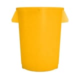 Carlisle 84103204 - Bronco 32 Gallon Round Trash Can - Yellow