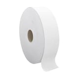Cascades PRO Perform White Jumbo Toilet Paper Roll, 2-Ply, 3 1/2" x 1400 feet - (36/Case) T260