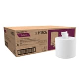 Cascades PRO Select White Centerpull Paper Towel Roll, 2-Ply, 7 3/10" × 10" 600 Sheets/Roll - (6/Case) H153