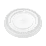 Clear 9 oz PET Plastic Cold Cup Flat Lids - (1000/Case)