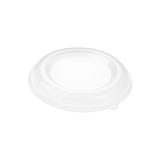 Clear PET Plastic Dome Lids for 24 & 32 oz Sugarcane Bagasse Bowls - (300/Case)