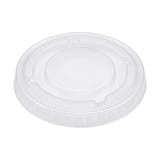Clear PET Plastic Lid for Portion Cup, Fits 1/1.5/2 oz - (2500/Case)