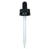 CRC (Child Resistant Closure) Dropper Black 91mm 20-400 (1400/Case)