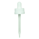 CRC Dropper with PP PLASTIC Pipette - White - with Markings - 76mm 20-400(1400/case)