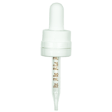 CRC/TE Super Dropper - White - 65mm - 18-415 with Large Bulb with markings(1400/case)