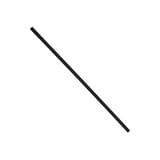 Crystal Ware 5" Unwrapped Black Plastic Coffee Stirrer / Sip Straw - (1000/Case) 5BSS101000