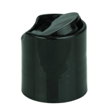 Disc Top Black Smooth Skirt with Pressure Liner 20-410 (4000/Case)