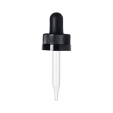 18-400 Black CRC Dropper with 55 mm Glass Pipette - (1000/Case)