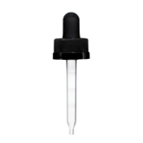 18-400 Black CRC Dropper with 64 mm Glass Pipette - 1000/Case