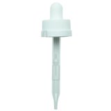 18-400 White CRC Dropper with 76 mm Glass Pipette - (1000/Case)
