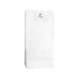 Duro 25 lb. White Paper Grocery Bag, 40#BW - (500/Case) 51025