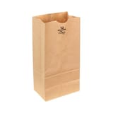 Duro Bulwark 12 lb. Extra Heavy Duty Natural Kraft Paper Grocery Bag, 57#BW - (400/Case) 71012