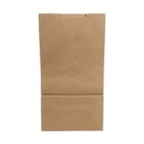 Duro Bulwark 25 lb. Extra Heavy Duty Natural Kraft Paper Grocery Bag, 57#BW - (400/Case) 71025