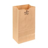 Duro Bulwark 3 lb. Extra Heavy Duty Natural Kraft Paper Grocery Bag, 52#BW - (400/Case) 71003