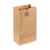 Duro Bulwark 6 lb. Extra Heavy Duty Natural Kraft Paper Grocery Bag, 52#BW - (400/Case) 71006