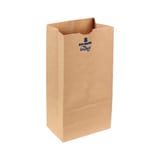 Duro Bulwark 8 lb. Extra Heavy Duty Natural Kraft Paper Grocery Bag, 57#BW - (400/Case) 71008
