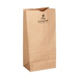 Duro Dubl Life 10 lb. Recycled Kraft Paper Grocery Bag, 35#BW  - (500/Case) 18410